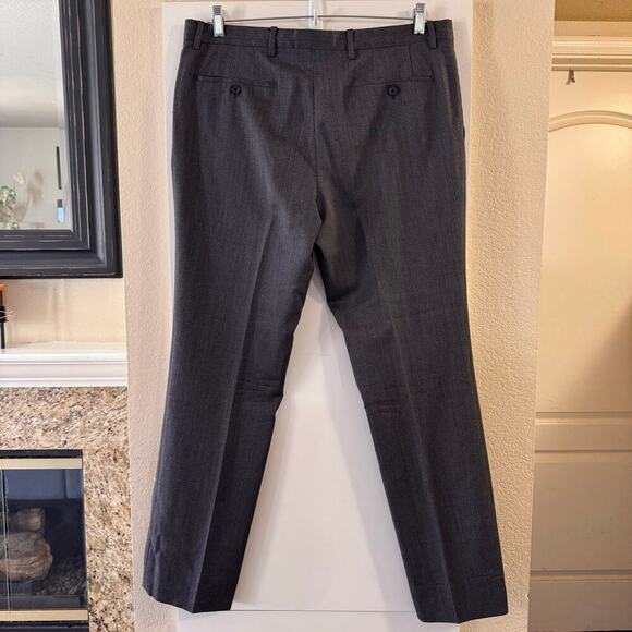 Burberry Millbank Travel Ababy Gray Textured Tailored Men’s Wool Suit Set 52R - Picture 13 of 16